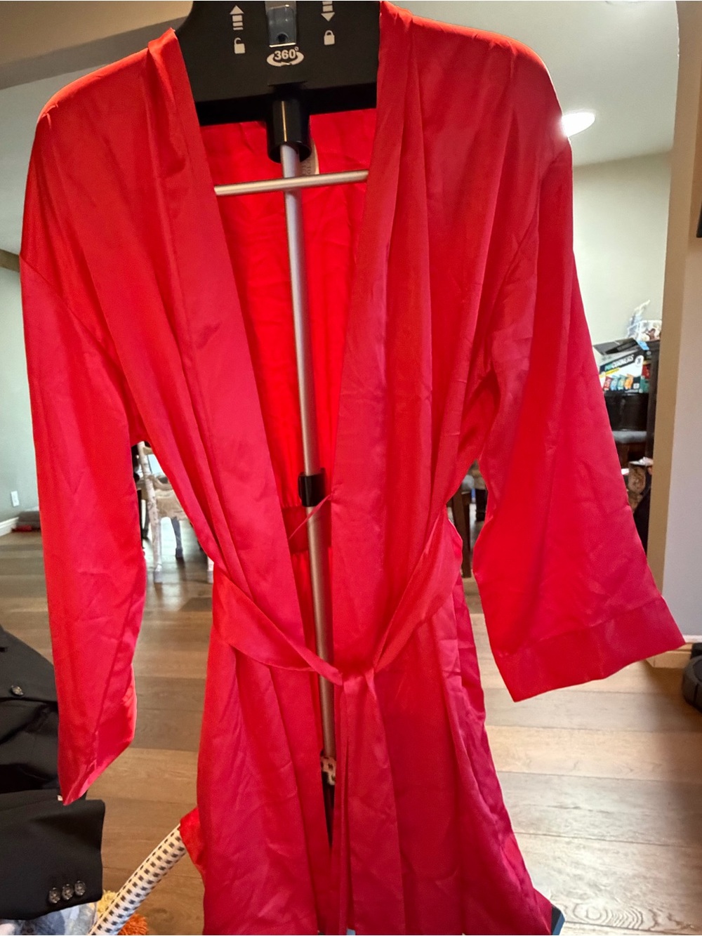 NWT Victoria's Secret Red Satin Wrap Robe
